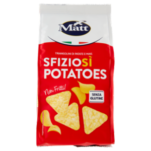 Matt Sfiziosì Potatoes Triangolini Di Patate e Mais 60 g