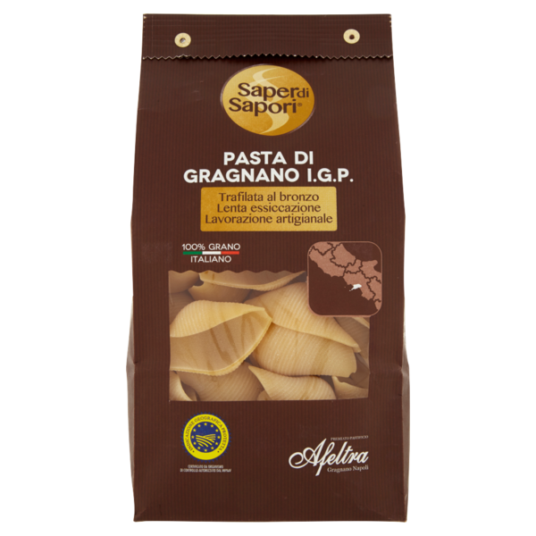 Selex Saper di Sapori Pasta di Semola di Gragnano I.G.P. Conchiglioni 500 g