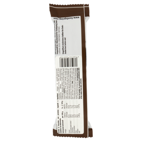 foodspring Vegan Protein Bar Chocolate Almond 60 g