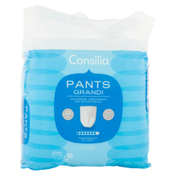 Consilia Mutandine Assorbenti Pants Misura Large 10 pezzi