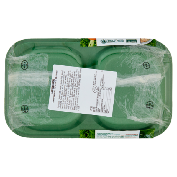 Amadori Hamburger con Verdure, Quinoa e Filetti di Pollo 0,190 kg