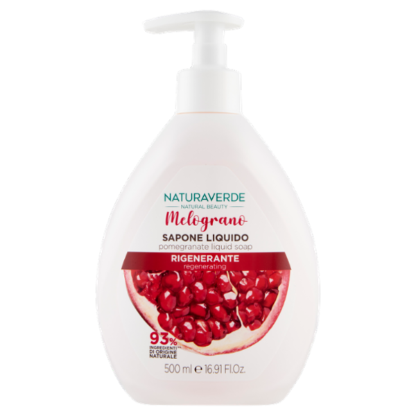 Naturaverde Natural Beauty Melograno Sapone Liquido Rigenerante 500 ml