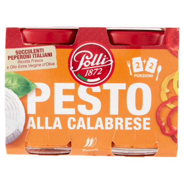 Polli Pesto alla Calabrese con Ricotta Fresca 2 x 90 g