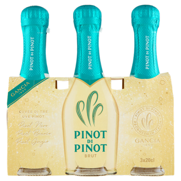 Gancia Pinot di Pinot Brut Vino Spumante 3 x 20 cl
