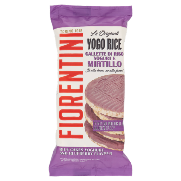 Fiorentini le Originali Yogo Rice Gallette di Riso Yogurt e Mirtillo 100 g