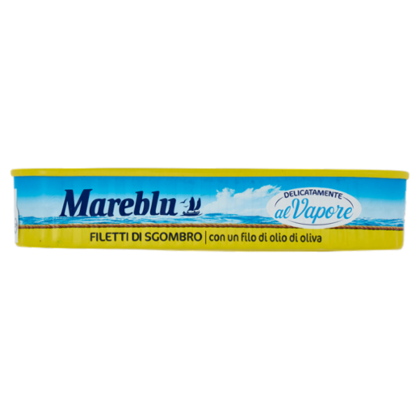 Mareblu Delicatamente al Vapore Filetti di Sgombro con un filo di olio di oliva 110 g