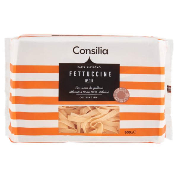 Consilia Pasta all'Uovo Fettuccine N° 10 500 g