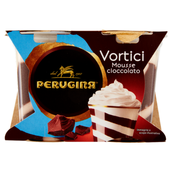 PERUGINA Vortici Mousse cioccolato 4 x 90 g