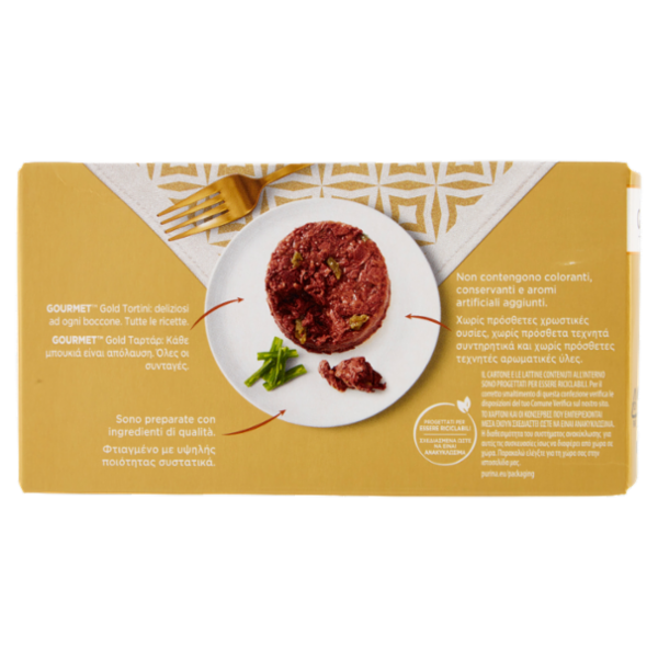 PURINA GOURMET Gold Tortini Agnello & Fagiolini / Tacchino & Spinaci 4 x 85 g