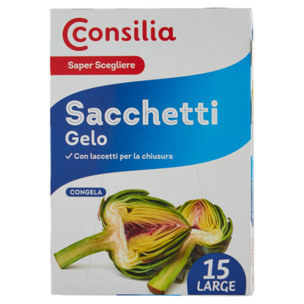 Consilia Saper Scegliere Sacchetti Gelo Large cm 29x42 15 pz