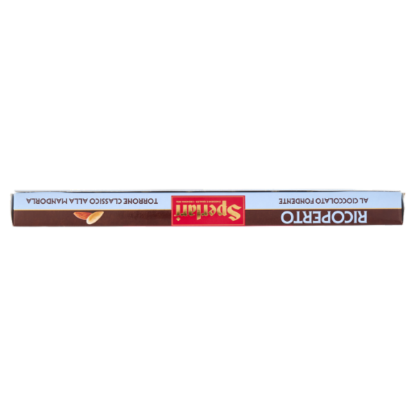 Sperlari Ricoperto al Cioccolato Fondente Torrone Classico alla Mandorla 200 g