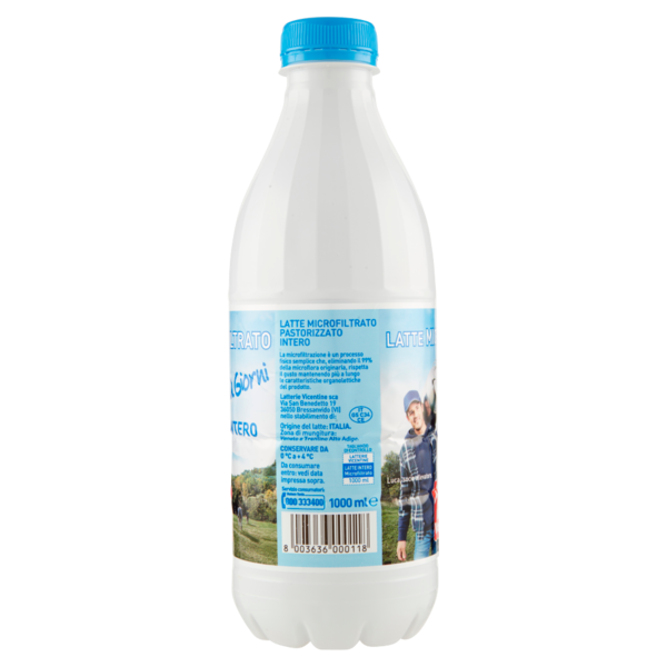 Latterie Vicentine Latte Microfiltrato Intero 1000 ml