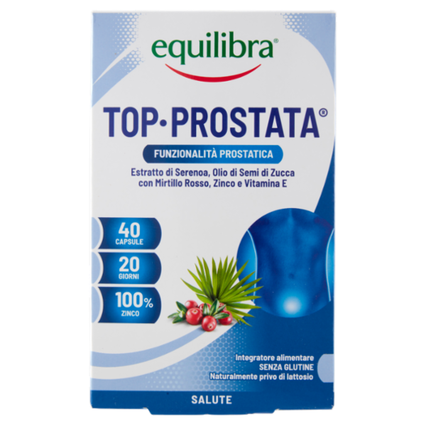 equilibra Top-Prostata Funzionalità Prostatica 40 Capsule 30,2 g