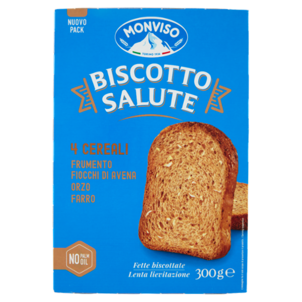Monviso Biscotto Salute 4 Cereali 300 g