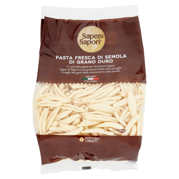 Selex Saper di Sapori Pasta Fresca di Semola Fusilli 500 g