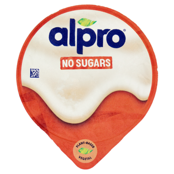 ALPRO Alternativa Vegetale allo Yogurt, Gusto Naturale, Senza Lattosio, Senza Zuccheri, 135g