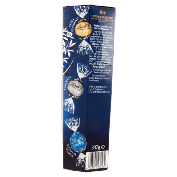 Lindt Cioccolatini Lindor Cioccolatini assortiti Scatola 337 g