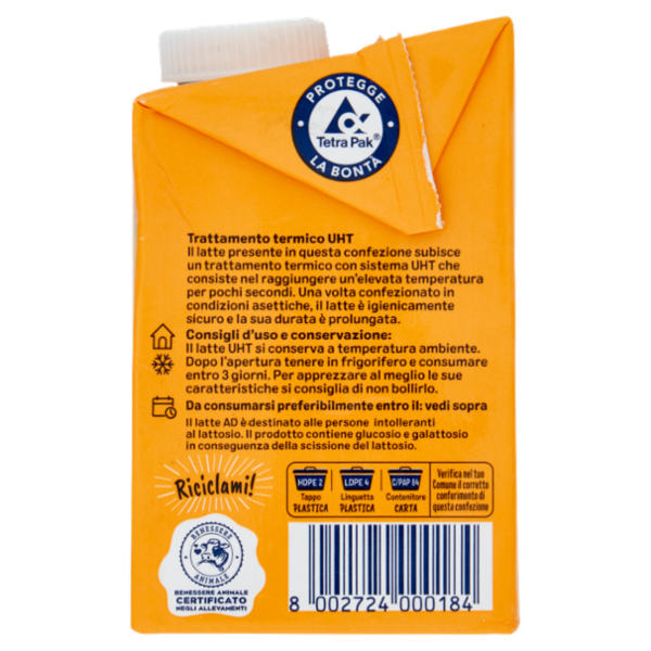 Arborea Ad Latte Scremato ad Alta Digeribilità Zero Grassi Senza Lattosio 500 ml