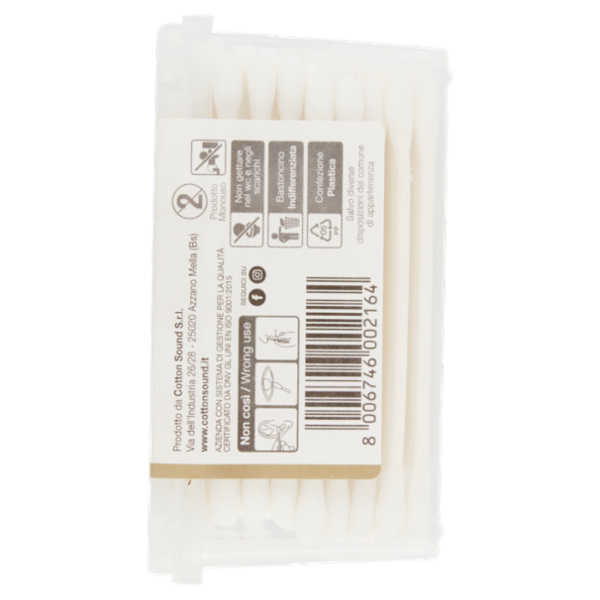 Cotton Sound Gold Bastoncini cotonati Biodegradabili 200 pz