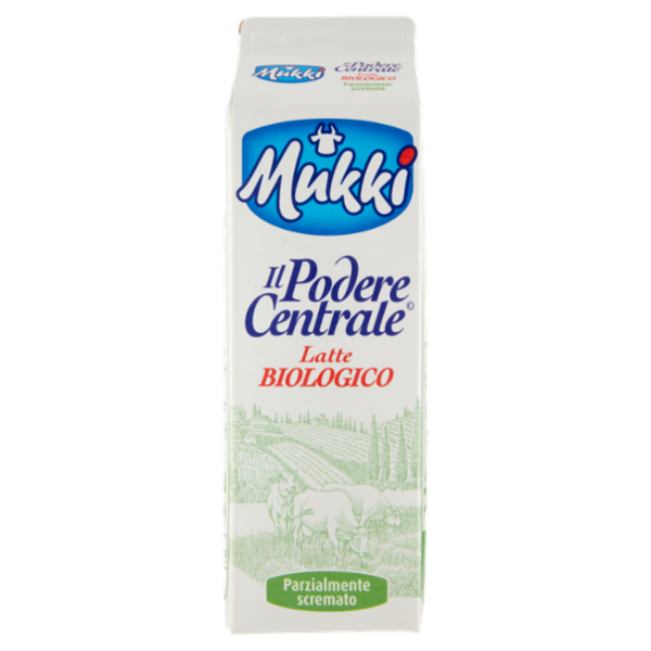 Mukki Il Podere Centrale Latte Biologico Parzialmente scremato 1 litro