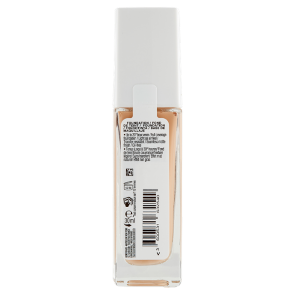 Maybelline New York Fondotinta Liquido SuperStay 30H Active Wear, Fawn (40), 30 ml