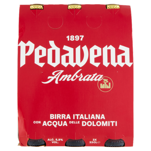 Pedavena Ambrata 3 x 33 CL