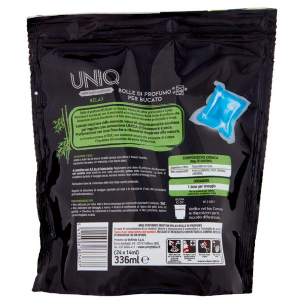 Uniq Relax Bolle di Profumo 24 x 14 ml