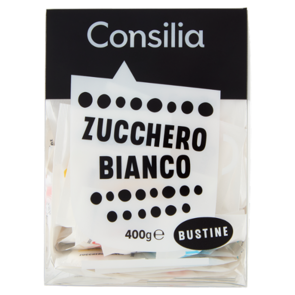 Consilia Zucchero Bianco 100 Bustine da 4 g