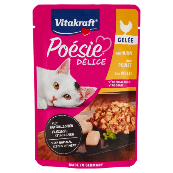 Vitakraft Poésie Délice Gelée con Pollo 85 g