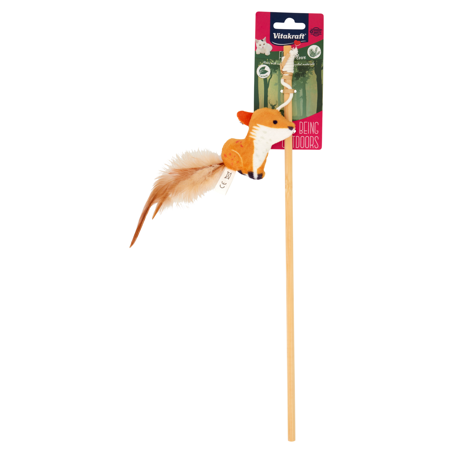 Vitakraft Forest Love Canna Da Pesca Per Gatti Con Catnip