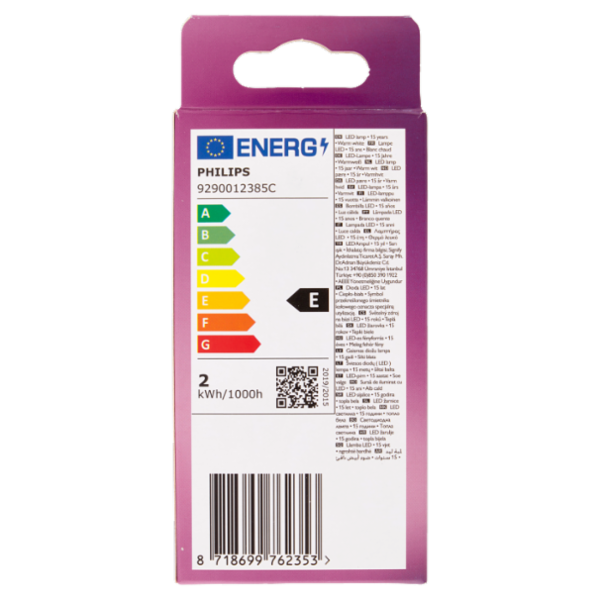 Philips Led tortiglione filamento 25W E14 2700K