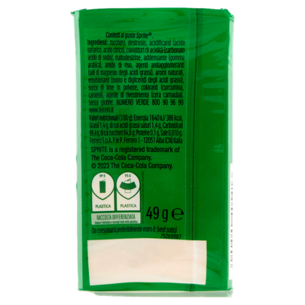 tic tac Sprite Lemon-Lime 49 g