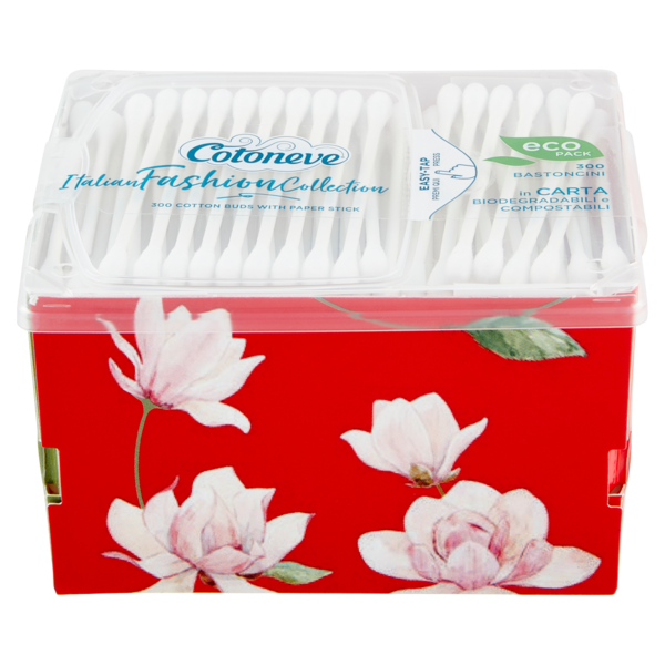 Cotoneve Bastoncini in Carta Biodegradabili e Compostabili 300 pz