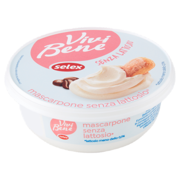 Selex Vivi Bene Mascarpone Senza Lattosio 250 g