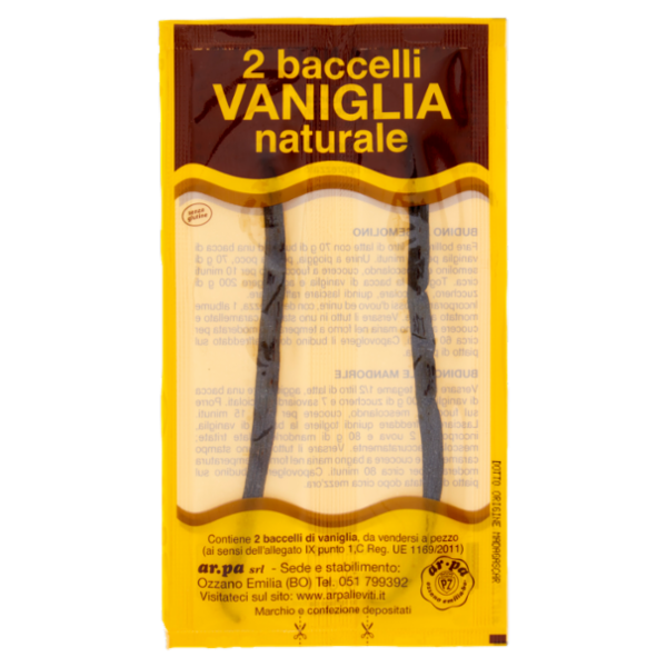 ar.pa Vaniglia naturale baccelli 2 pz
