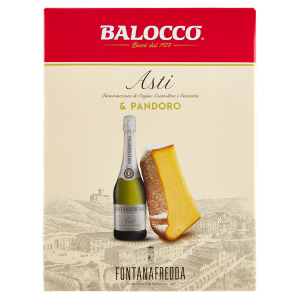 Balocco Fontanafredda Asti DOCG 75 cl & Pandoro 750 g