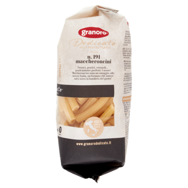 granoro Dedicato n. 191 maccheroncini 500 g