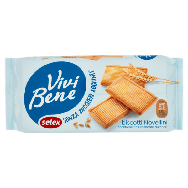 Selex Vivi Bene Frollini Novellini Senza Zuccheri Aggiunti 410 g
