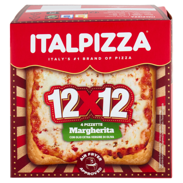 Italpizza 12x12 Margherita 4 x 90 g