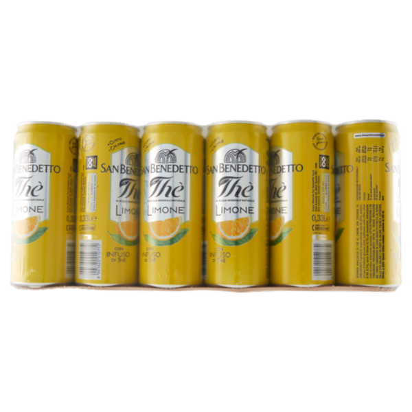 San Benedetto Thè Limone lattina sleek 24 x 0,33 L