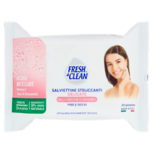 Fresh & Clean Salviettine Struccanti Delicate 20 Pz