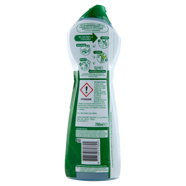 Cif Greenactive Crema 750 ml