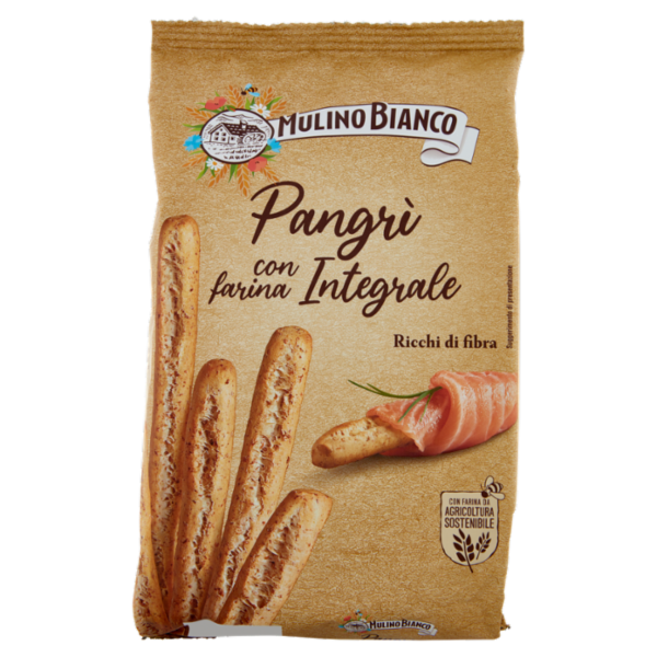 Mulino Bianco Pangrì Grissini Integrali con Farina Sostenibile 250g
