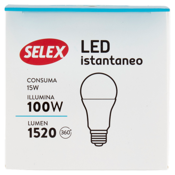 Selex Lampadina Led SMD Goccia E27 15W