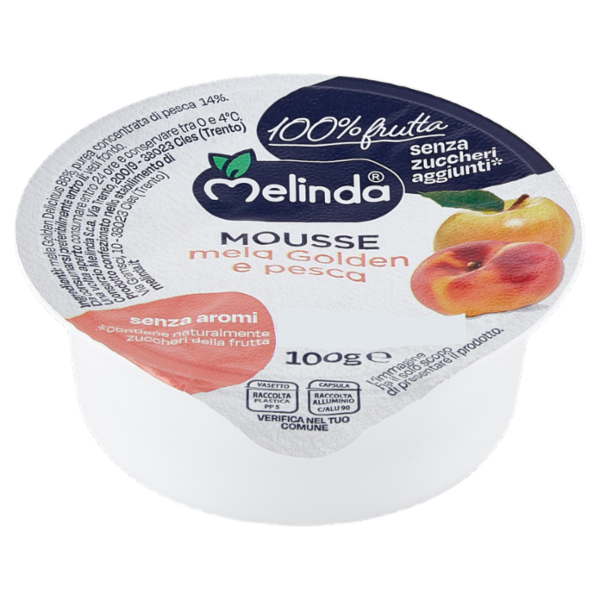 Melinda Mousse mela Golden e pesca 100 g