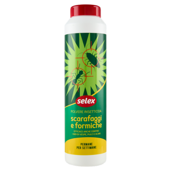 Selex Polvere Insetticida Contro Scarafaggi e Formiche 250 g