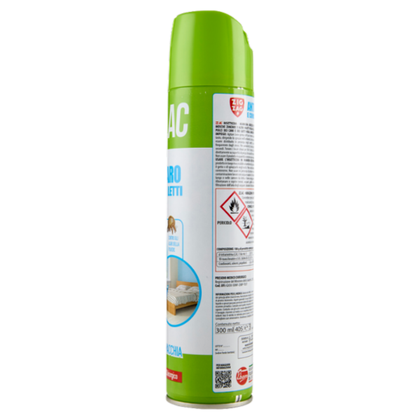 Zig Zag Insetticida ZZ.AC Anti Acaro e Cimici dei Letti 300 ml