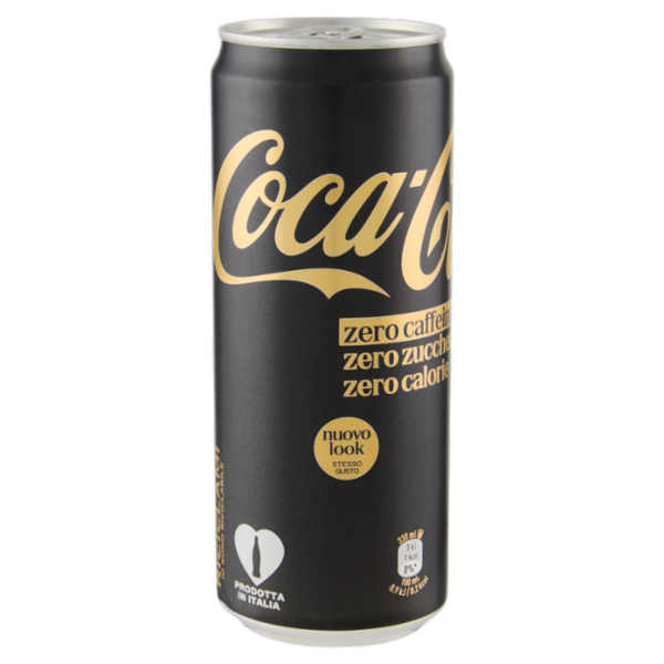 Coca-Cola Zero Caffeina Zero Zuccheri Can 33 cl