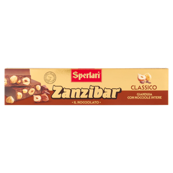 Sperlari Zanzibar il Nocciolato Classico Gianduia con Nocciole Intere 250 g