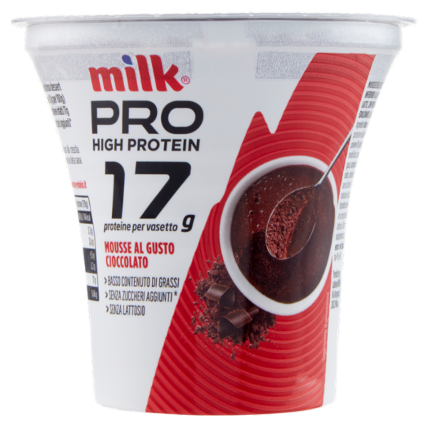 Milk Pro High Protein 17g Mousse al Gusto Cioccolato 170 g